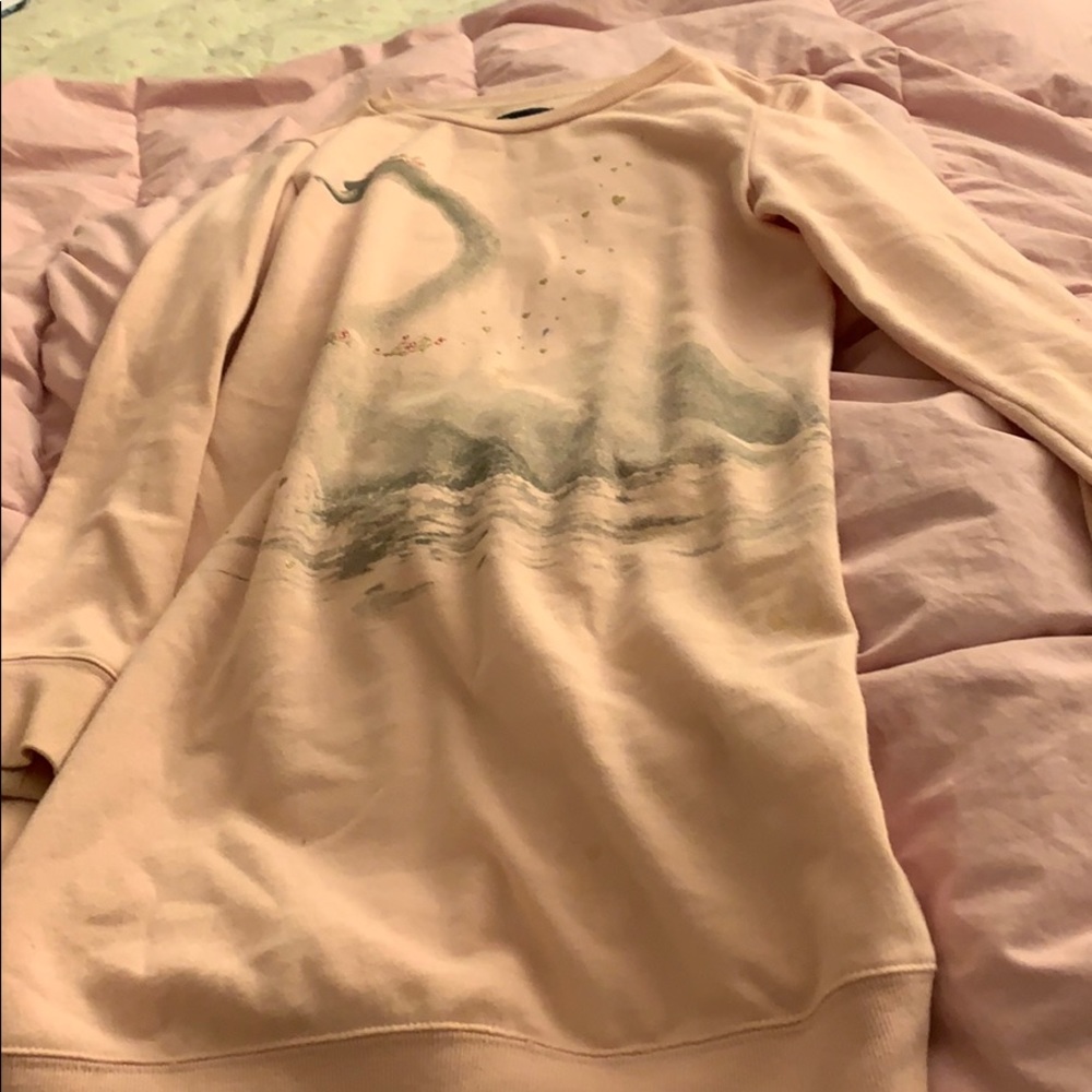 Long sweatshirt pj dress